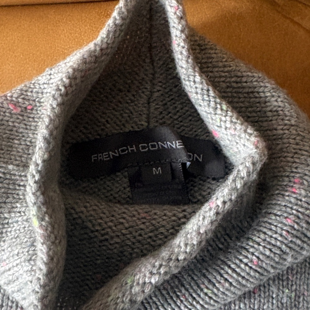 French Connection Women's Black, Gray, and White Sweater pack of 5 sweaters - Picture 3 of 12